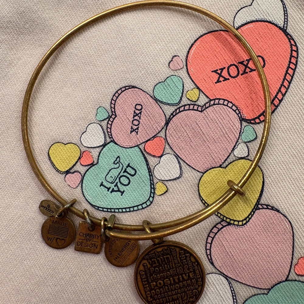 Charming Charlie Gold Bangle Bracelet